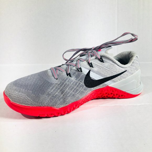 Nike Metcon 3 Wolf Grey Racer Pink Training Shoes - 849807-008 Women's US Size 9 - Picture 2 of 10